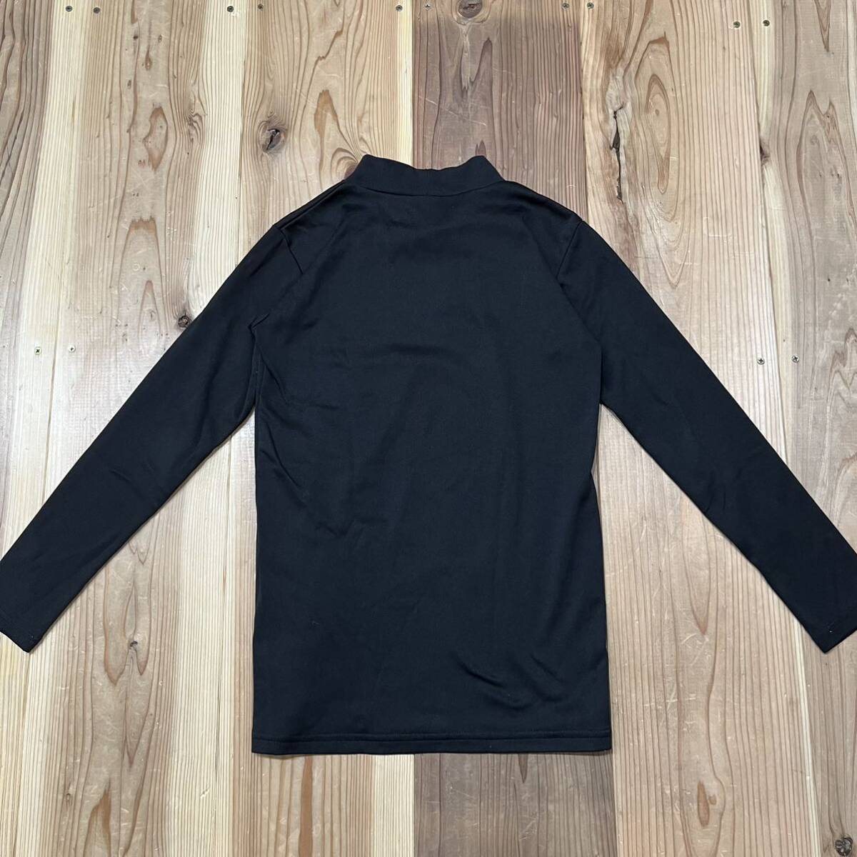 umbro Umbro Descente DESCENTE inner shirt embroidery Logo long sleeve high‐necked stretch black size 160 sphere mc2749