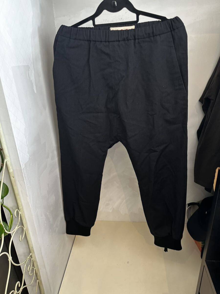 ジャンクマルニ　MARNI パンツ　スラックス　裾リブ　イタリア製　サイズ38_画像2