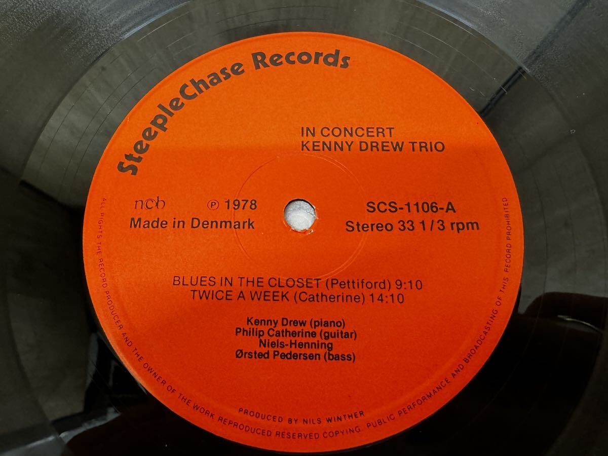 売切〜♪Kenny Drew ケニー・ドリュー／ in concert／LPレコード／JAZZ _画像2