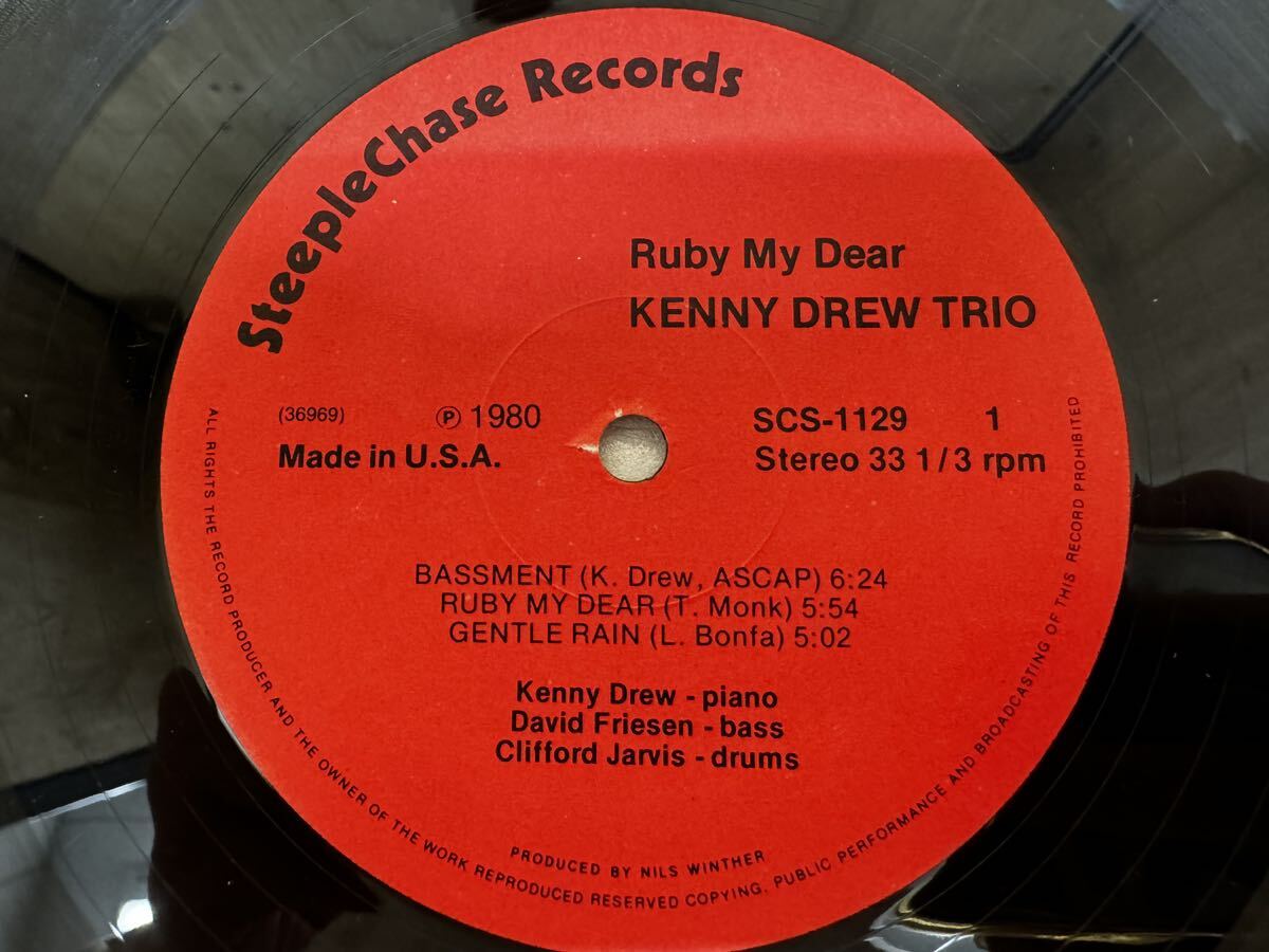 売切〜♪Kenny Drew ケニー・ドリュー／RUBY MY DEAR ／LPレコード／JAZZ _画像2