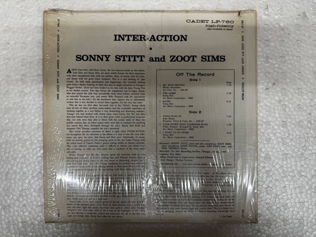 売切〜♪Sonny Stitt ソニー・スティット ／ZOOT SIMS ／LPレコード／JAZZ _画像4