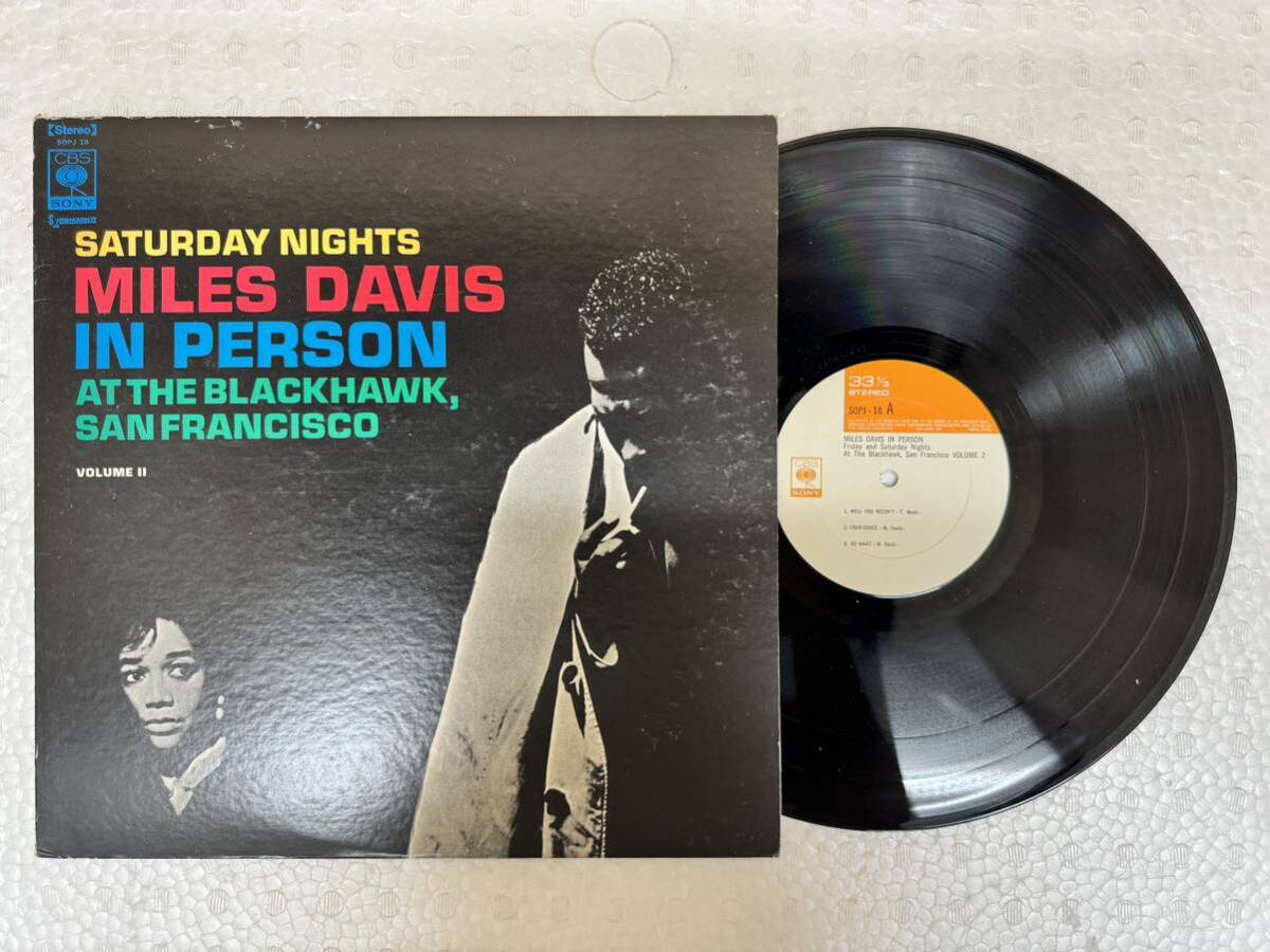 売切〜♪Miles Davis マイルス・デイヴィス ／ IN PERSON／LPレコード／JAZZ _画像1