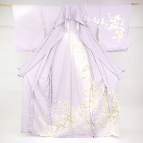 【... картина ...】　...　 первоклассный 　 вышивание  　... и     цветы  々 узор 　...　...　... шёлк 　 кимоно 　HP5-11
