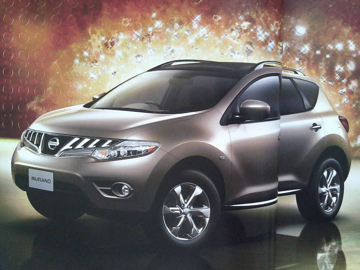 ** Murano (Z51 type previous term ) catalog 2009 year version 47 page optional parts catalog attaching Nissan premium crossover SUV**