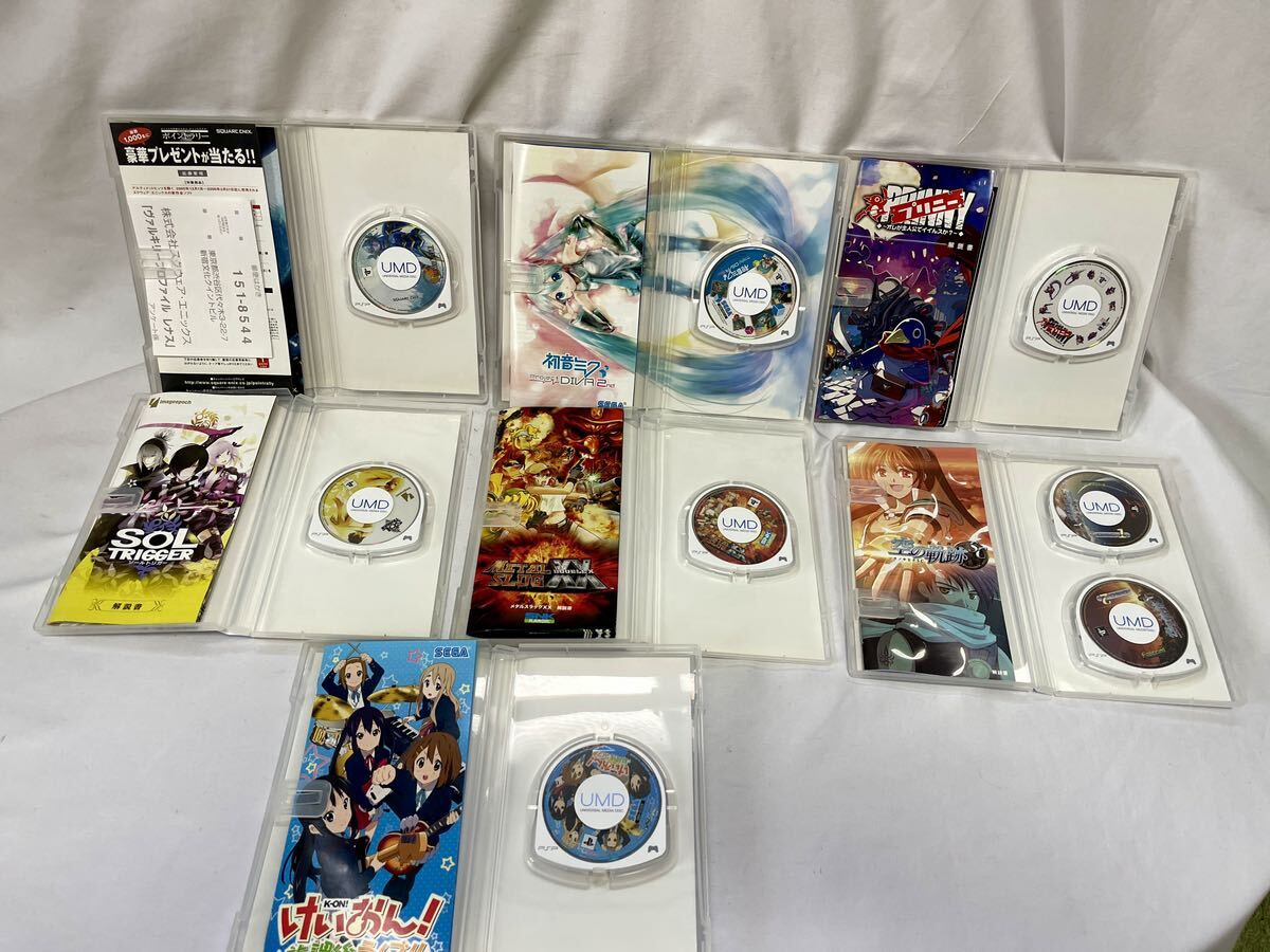 1円〜① PSP-3000 本体 3台 ソフト16本 まとめ売りの画像8