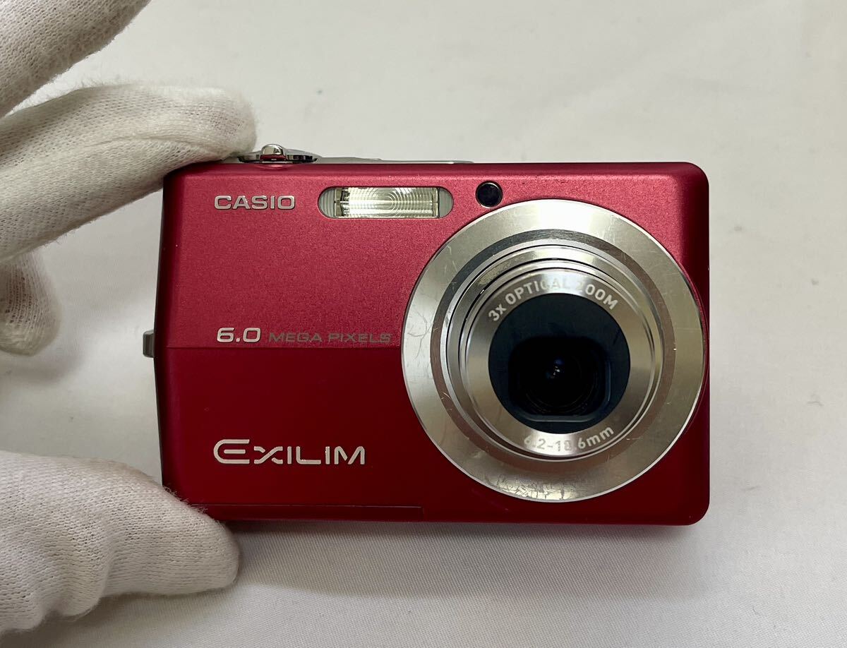 1円〜① CASIO カシオ EXILIM EX-Z600 コンパクトデジタルカメラ デジカメ 通電確認済み_画像3