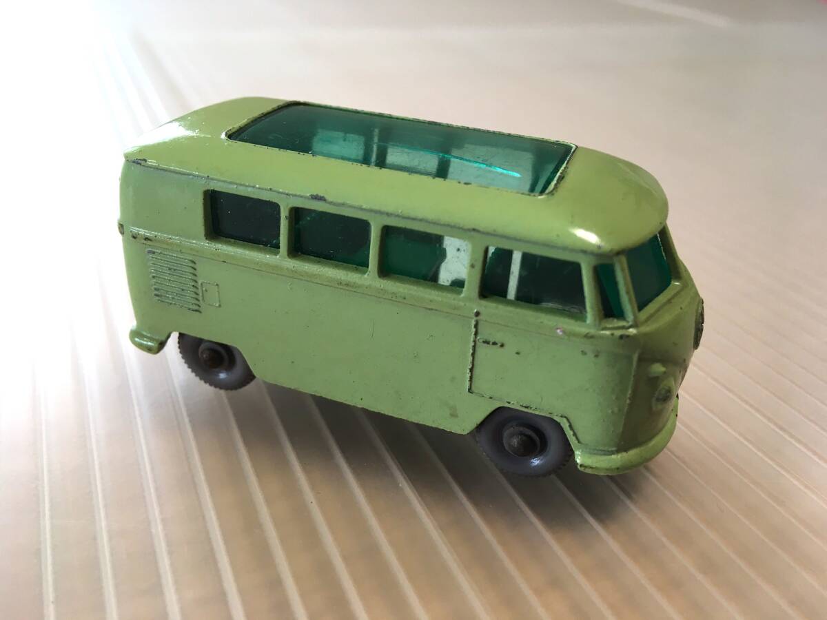 MATCHBOX：NO 34 「難あり」VOLKSWAGEN CARAVETTE フォルクスワーゲン キャラベット 英国製 MADE IN ENGLAND（1969〜1970年代初頭）の画像9