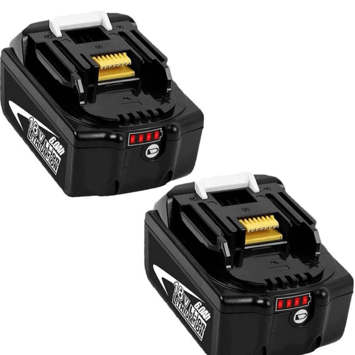 マキタ 純正 BL1860B 18V 6.0Ah 2個 新型LED残量確認ランプ付き】マキタ互換 BL1860b 2個セット18V