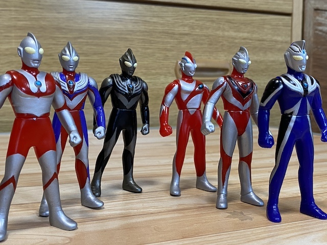 食玩 トレーディングフィギュア 全6種セット 「ウルトラマンヒーローズ ウルトラマンティガ」の画像2