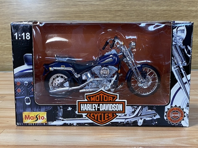 1/18 ハーレーダビッドソン XLH SPORTSTER 1200(ブルー×ブラック) 「HARLEY-DAVIDSON MORTORCYCLE シリーズ」 バイク ミニカー _画像6