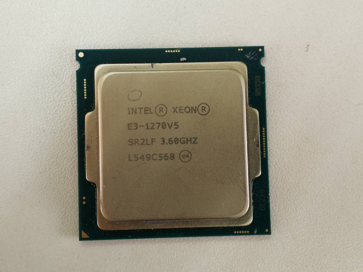 保証あり 動作確認済 Intel Xeon E3-1270V5 LGA1151の画像1