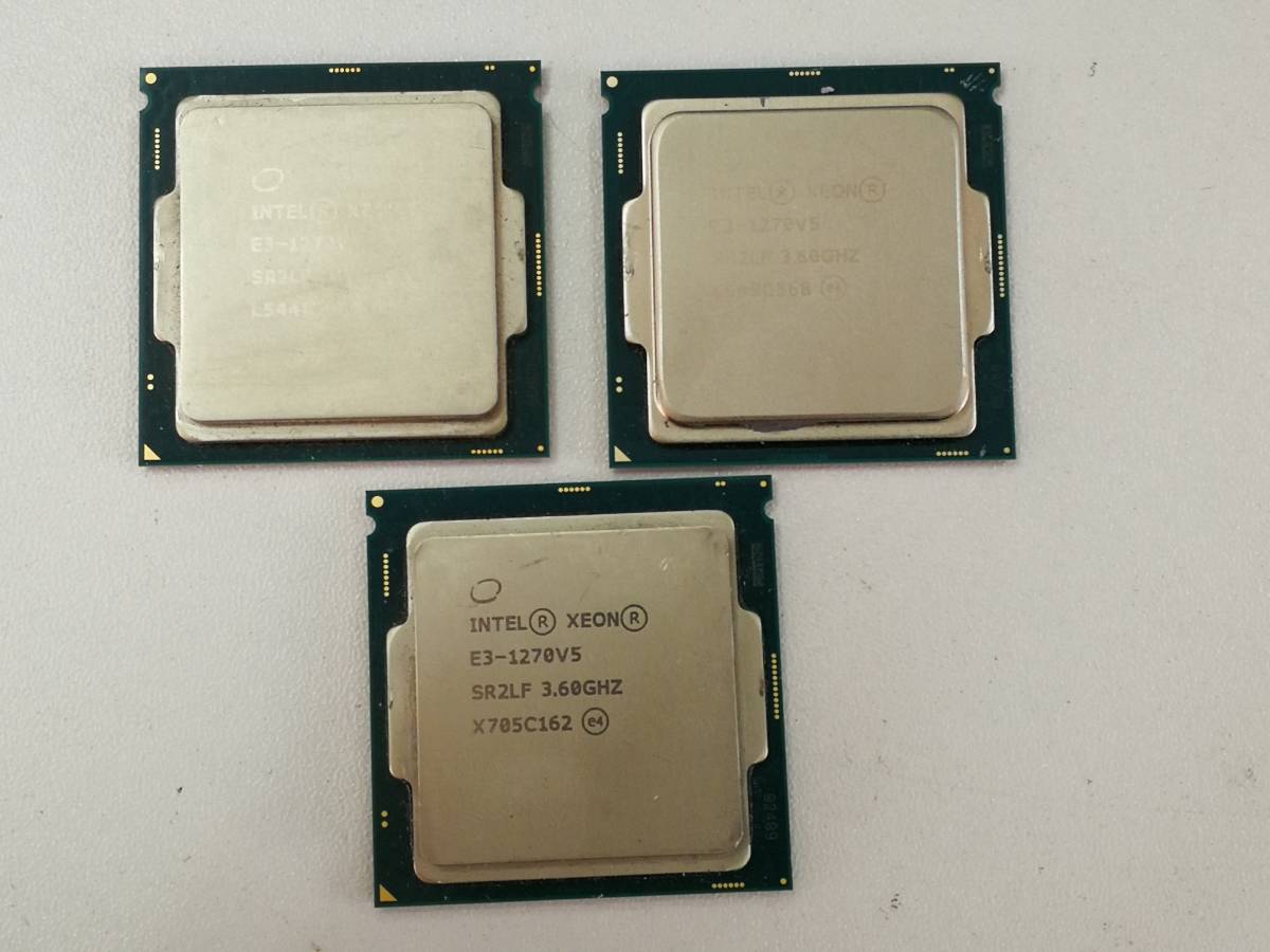 保証あり 動作確認済 Intel Xeon E3-1270V5 LGA1151の画像2