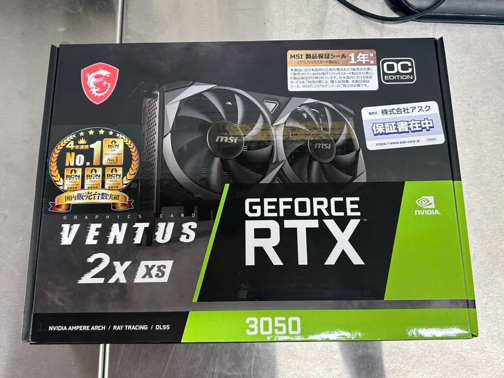 GeForce RTX3050 MSI VENTUS 2X XS OC 8G NVIDIA グラフィックボード の画像1