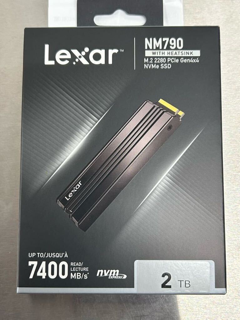 PS5対応 Levar NM790 SSD 2TB ヒートシンク付 新品未使用レシート付の画像1