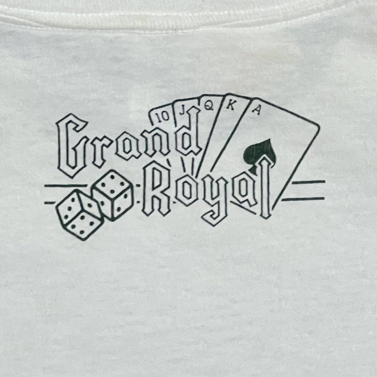 【激レア】　90s Grand Royal beastieboys グランドロイヤル　ビースティー　DFL アドロック　半袖Tシャツ ホワイト vintage USA製