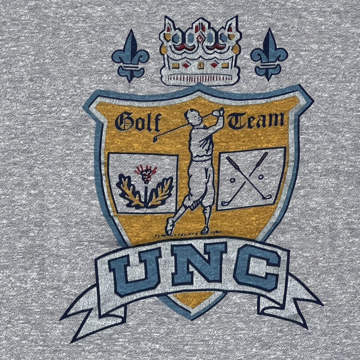80s champion UNCノースカロライナ大学　カレッジ半袖Tシャツ golf vintage USA製 アメリカ製　Tee チャンピオン　ビンテージ_画像4