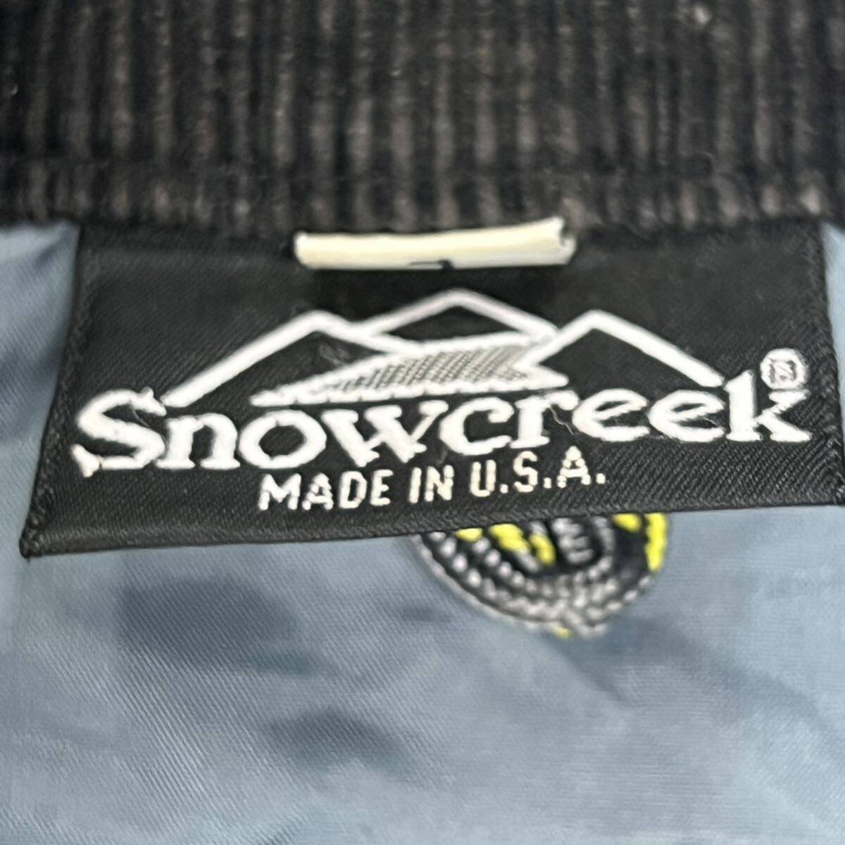 SNOWCREEK USA製 ハンティングジャケット　ナイロンジャケットサイズL アメリカ製　古着 アメカジ　