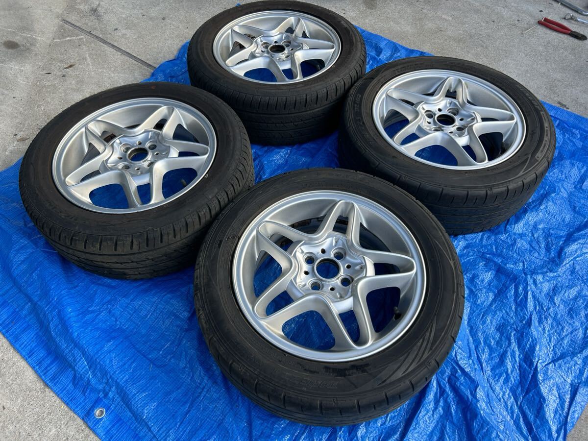 BMW MINI R56 ミニクーパー クーパーS 純正ホイール 16インチ 6.5J ＋48 PCD100 4H 205/55R16 検) タント ムーブ ミラ ラパン 流用 の画像6