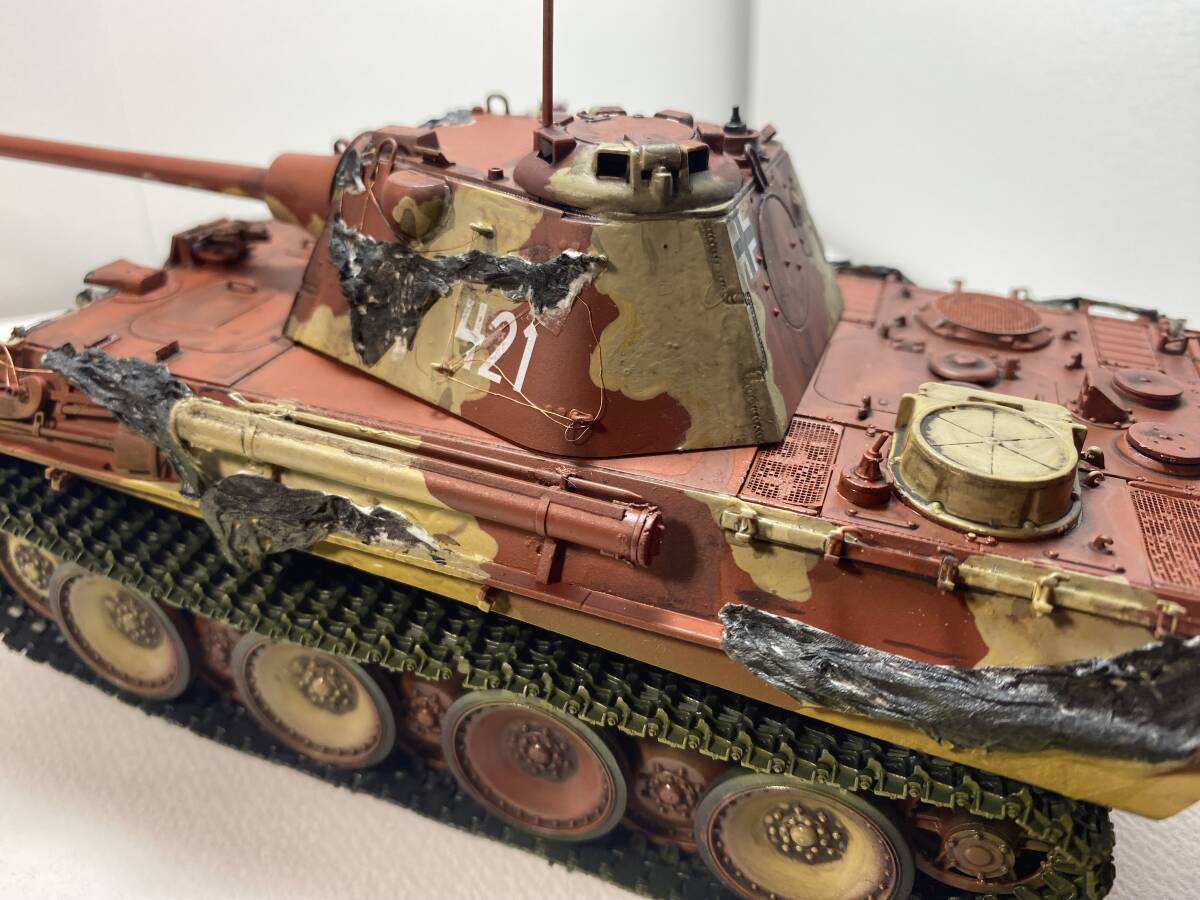 1/35 パンターF　7.5ｃｍ　KwK42L/100_画像4