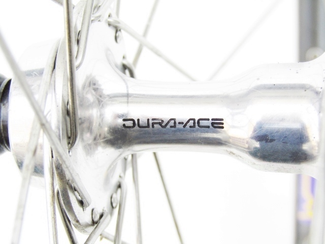 美品 700C DURA-ACE MAVIC GP4 panaracer TOUR GUARD ARAMID 280GR シマノ デュラエース ハブ チューブラー ホイール130mm マビック FRANCEの画像9