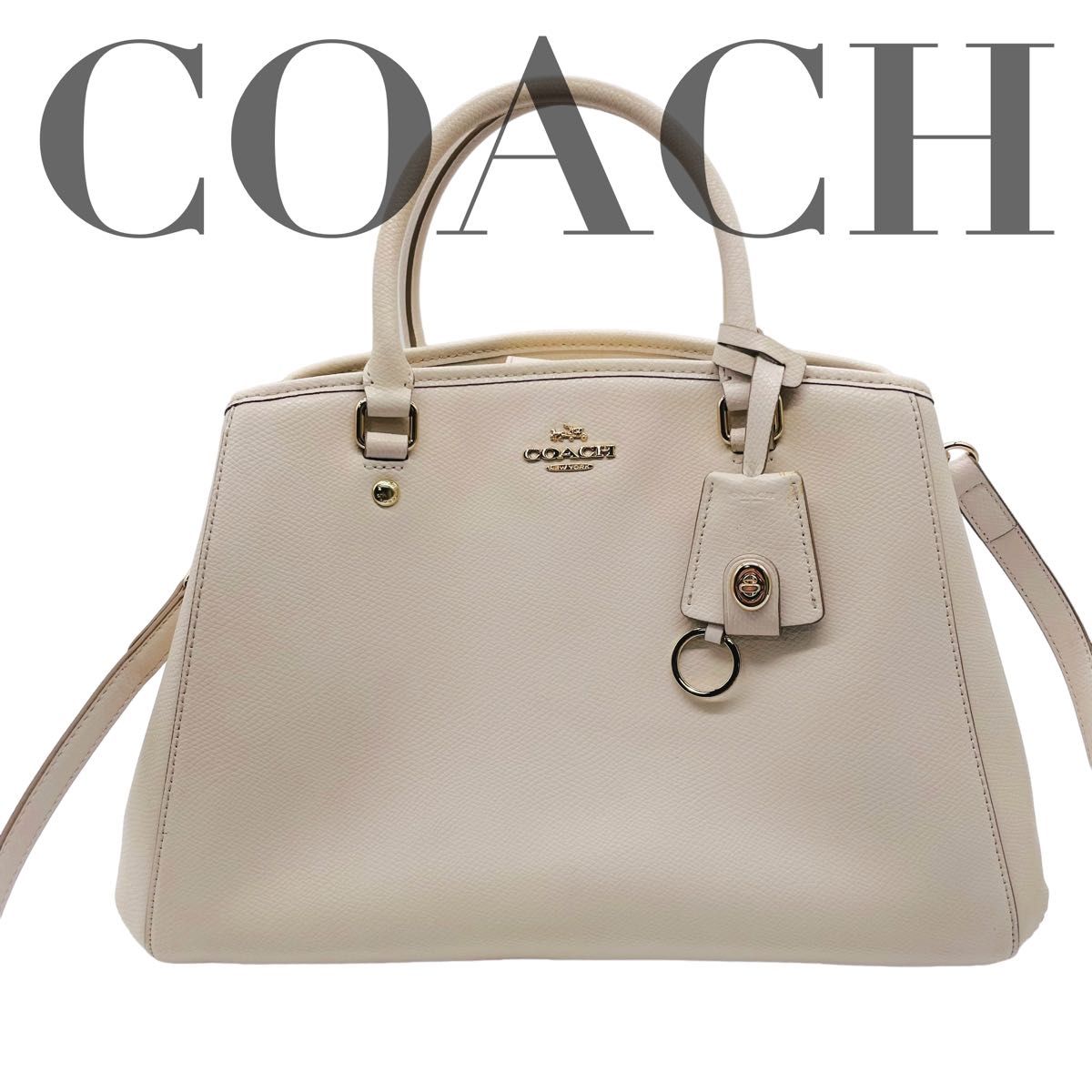 コーチ 2WAY ショルダーバッグ レザー ハンドバッグ コーチ 2WAY ショルダーバッグ レザー ハンドバッグ