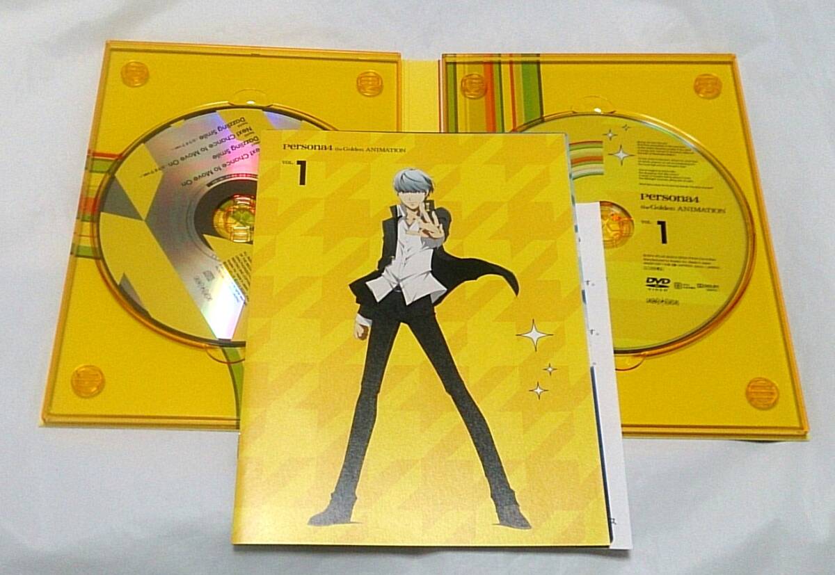 DVD　ペルソナ4ゴールデン　P4G　1巻　CD　初回限定生産版　中古_画像3