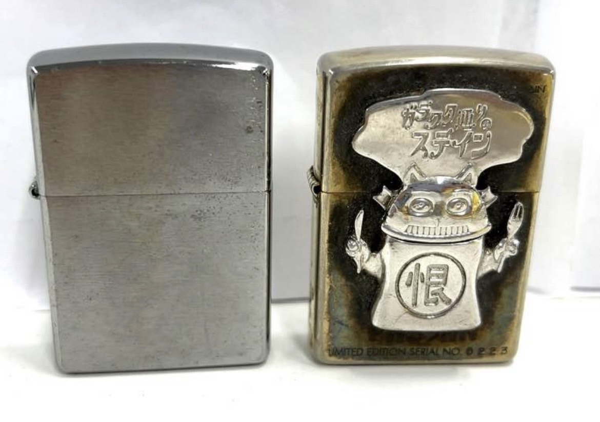 P141-W14-54▲Zippo ジッポ オイルライター 5個セット BASSETT WALKER/ANATOMY/ガラクタステイン 他 火花あり 喫煙具 喫煙グッズ③_画像2