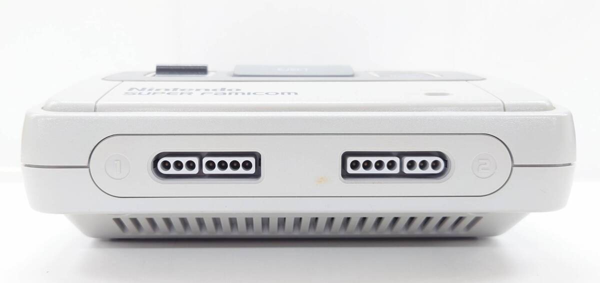 S300-W7-1579 Nintendo 任天堂 スーパーファミコン セット 本体 SHVC-001/コントローラー2点 SHVC-005/電源コード付き 玩具 通電確認済み④の画像4