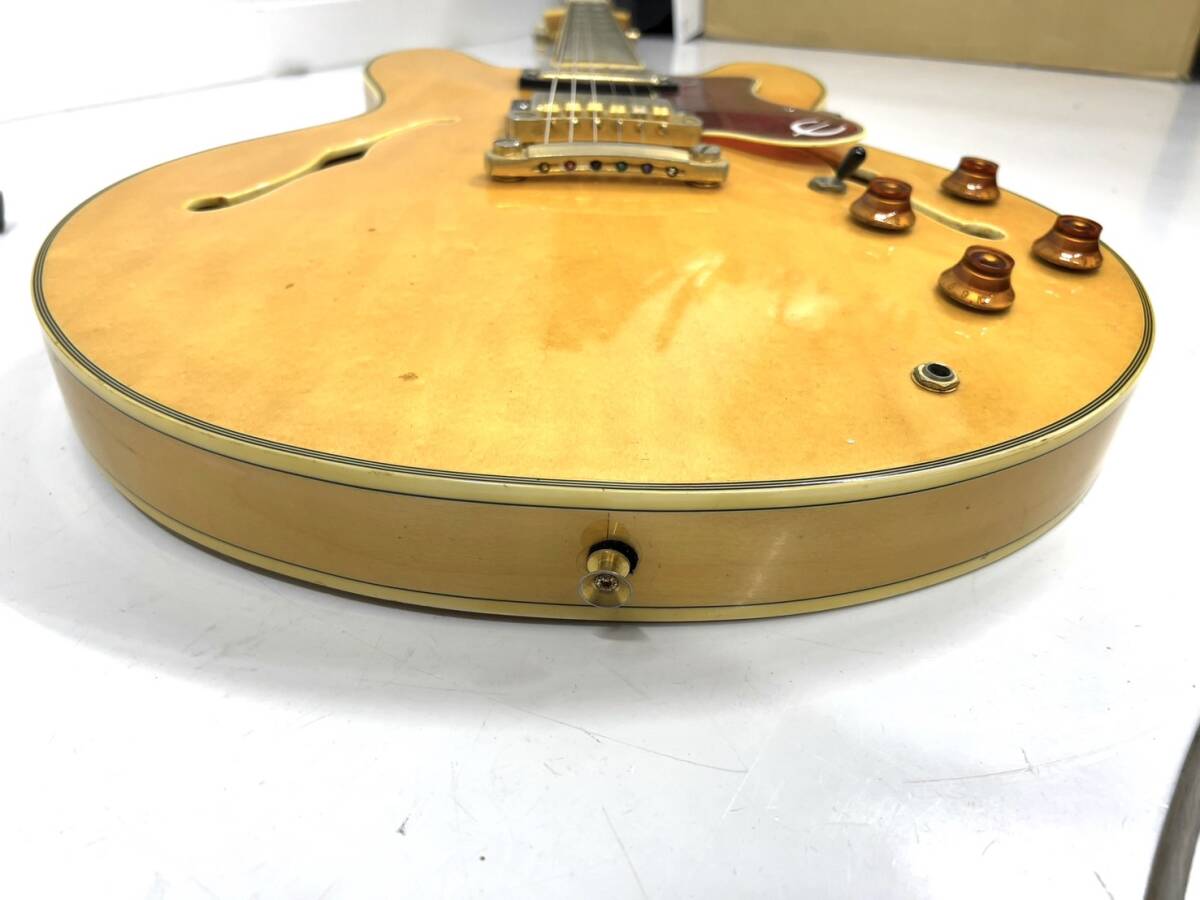 L316-W13-958◆佐川 Epiphone SHERATON-II NA エピフォン シェラトン セミアコ エレキギター ケース付き 弦楽器 楽器 ①の画像6