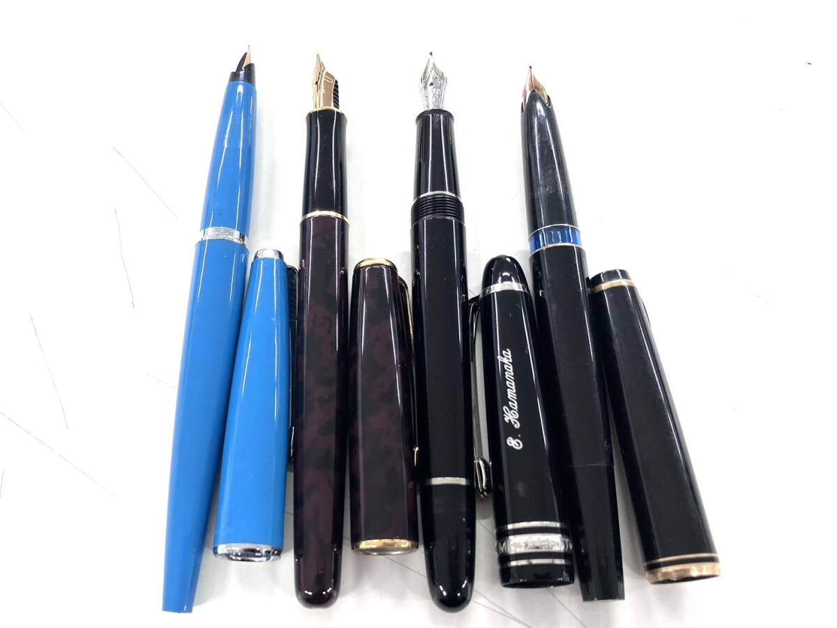 R201-W13-1228 文房具 万年筆 ボールペン 10本 MONTBLANC MEISTERSTUCK/PAKER 他 14K刻印あり 付属品あり 筆記用具①_画像7