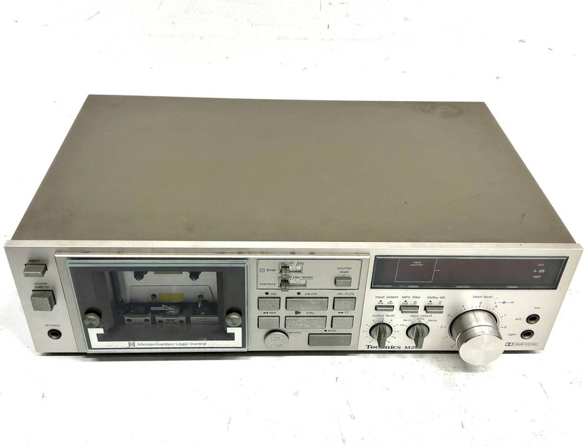 P151-W11-680 ◆ Technics テクニクス RS-M250 カセットデッキ 2ヘッド ステレオ オーディオ機器 通電確認済み③の画像1