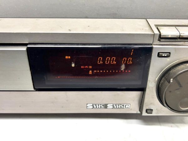 J133-W7-1126 ◆ Victor ビクター HR-SC1000 S-VHS/VHS-C ビデオ カセット レコーダー 通電確認済み ジャンク③の画像6