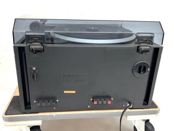 Q124-W7-1463 ◆ SANYO サンヨー システムコンポ レコード ラジオ カセット DCW-W03 スピーカー SX-W03 通電確認済み 2口発送③の画像5