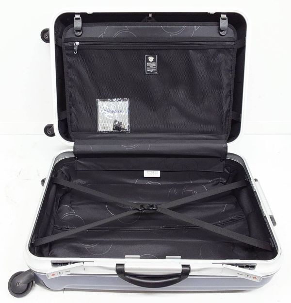 P309-W7-1437◆Samsonite サムソナイト パローネ スーツケース C48-41171 ネイビー 4輪キャスター キャリーケース 付属品付き④の画像7