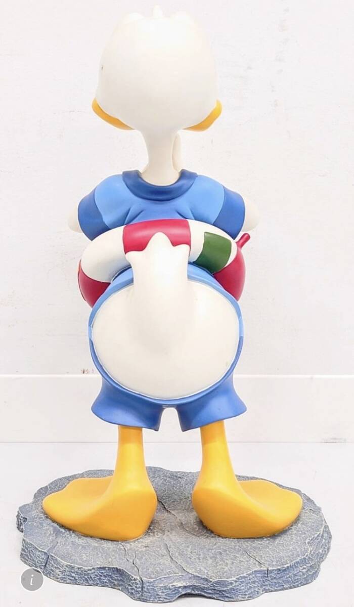 P340-W13-1058* Disney Donald Duck. diving image poly- resin made ornament interior Vintage ④