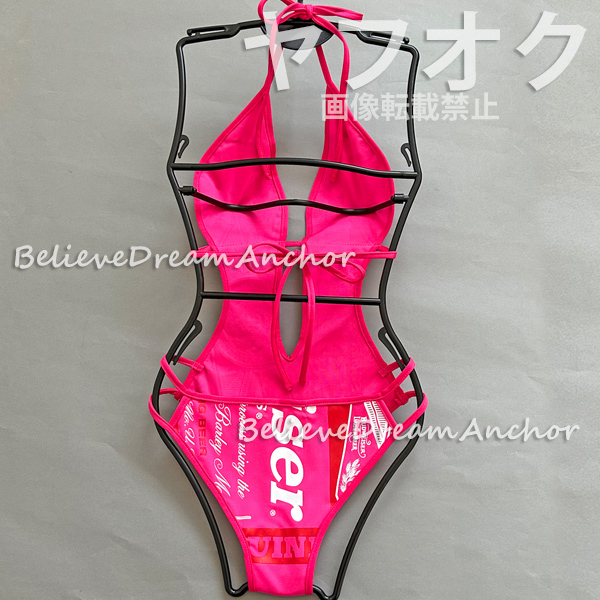 *新品*露出大 キャンギャル ホルターネック ハイレグ レオタード*水着*バドガール*仮装 レースクイーン 制服 コスチューム ユニフォームの画像2