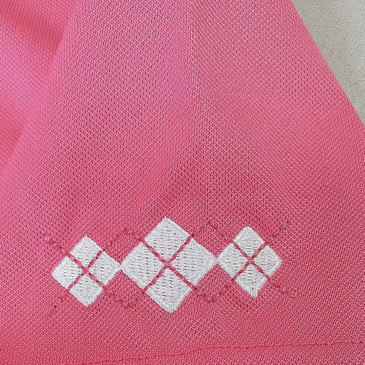 【超美品】フットジョイ　FJ　 ゴルフウェア スポーツ 半袖ポロシャツ　ロゴ刺繍 golf　レディースM　ゴルフ　打ちっぱなし