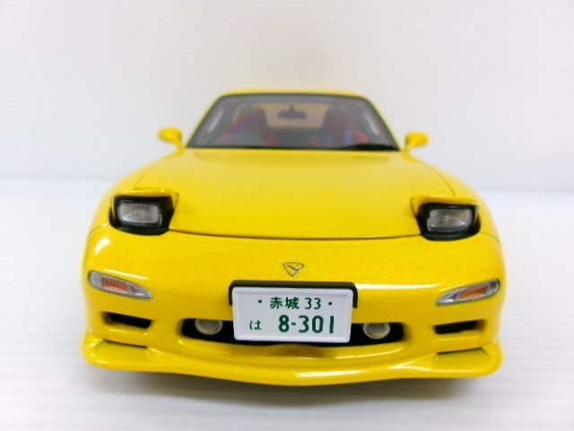 オートアート 1/18 新劇場版 頭文字D イニシャルD Legend 1 覚醒 マツダ アンフィニ RX-7 (FD3S) イエロー (5125-578)の画像5