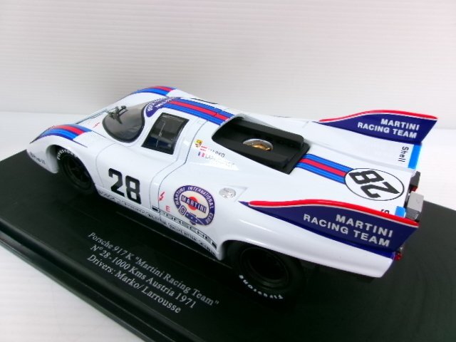 ユニバーサルホビーズ イーグルレース 1/18 ポルシェ 917K #28 マルティーニ オーストラリア 1000Km 1971 Marko/Larrousse (1331-364)の画像6