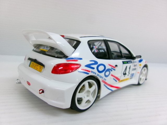 タミヤ 1/24 プジョー 206 WRC キット カタルーニャラリー 2000 #41 仕様 プラモデル 完成品 (4122-364)の画像2