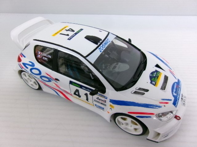 タミヤ 1/24 プジョー 206 WRC キット カタルーニャラリー 2000 #41 仕様 プラモデル 完成品 (4122-364)の画像5