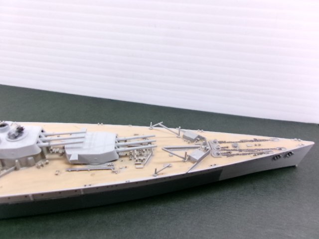 タミヤ 1/700 戦艦 ネルソン プラモデル 完成品 ジャンク (4122-388)の画像7
