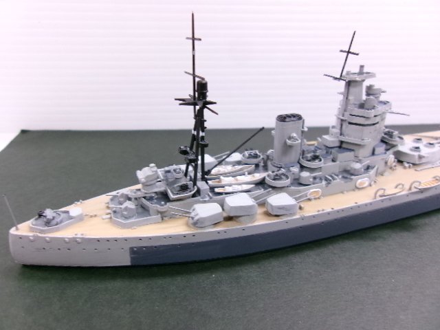 タミヤ 1/700 戦艦 ネルソン プラモデル 完成品 ジャンク (4122-388)の画像5