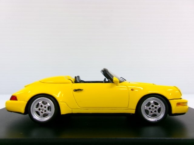 スパーク 1/43 ポルシェ 964 スピードスター ターボルック 1993 イエロー (4572-699)の画像3