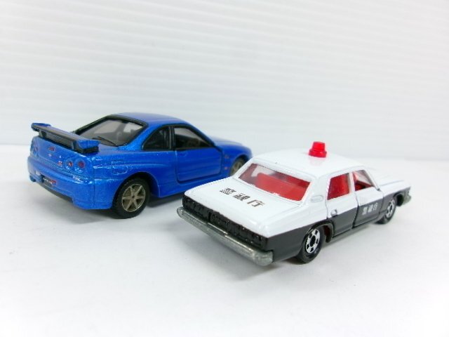 トミカ ロータス & フェラーリ F1 + パジェロ/スカイライン R34 GT-R・2000GT-B/クラウンパトカー セット (1271-30)_画像9