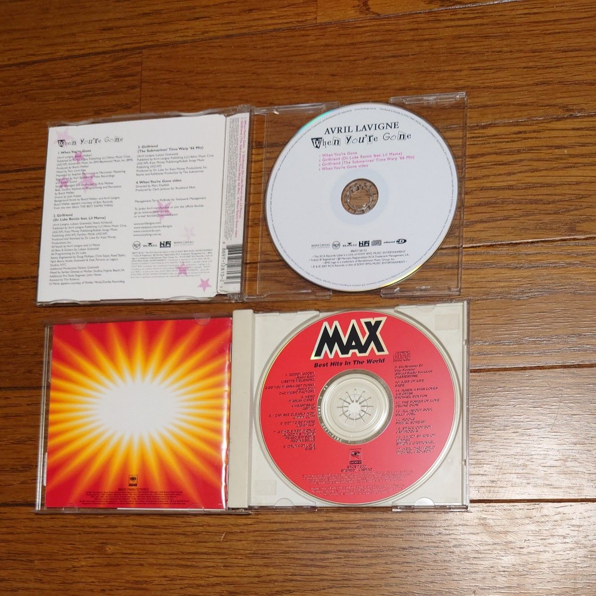 【CD】ＭＡＸ &　AVRIL LAVIGNE   2ＣＤ　&　Brother's Keeper　3枚セット 