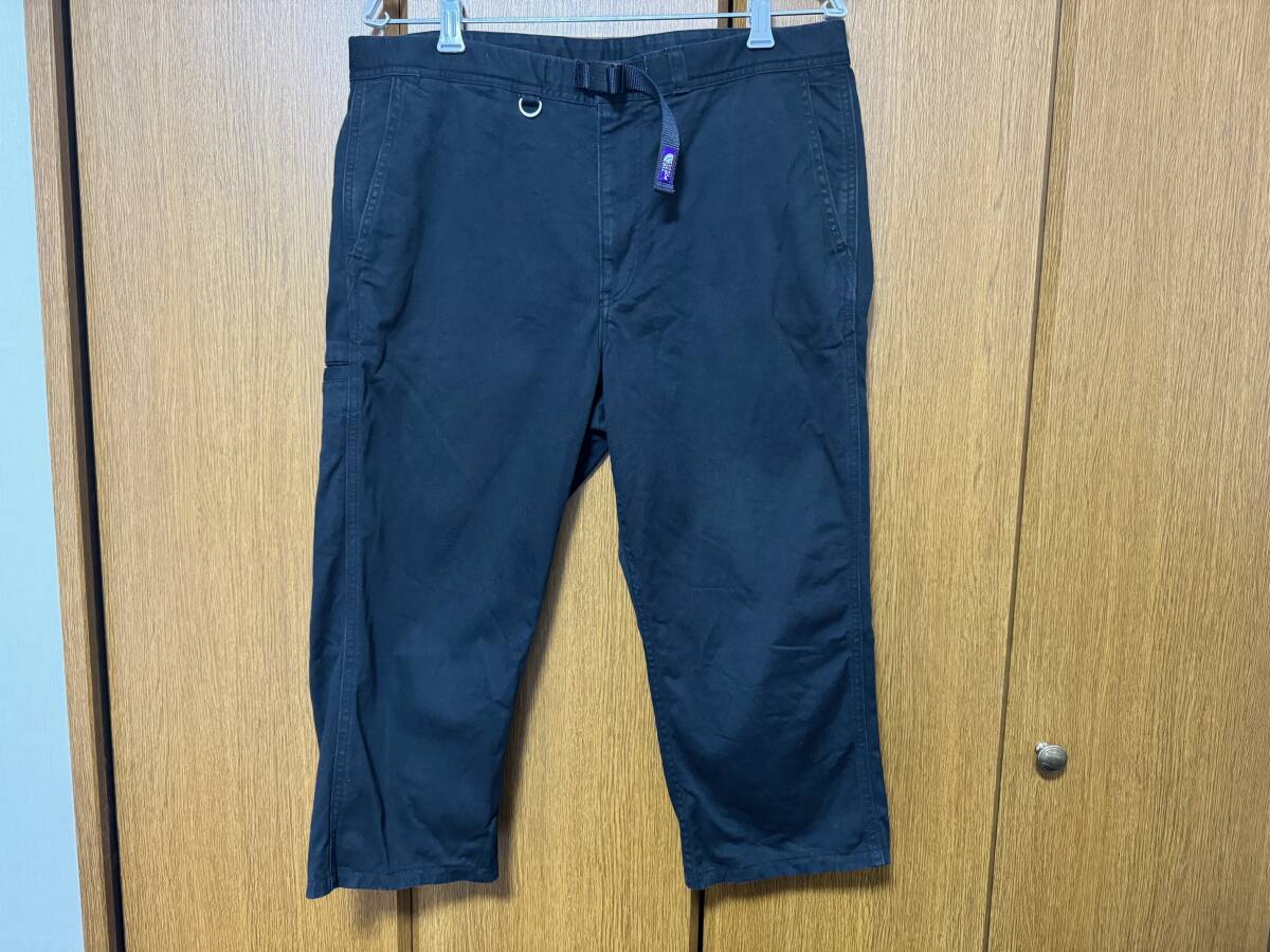 THE NORTH FACE PURPLE LABEL ザ ノースフェイス パープルレーベル クロップドパンツ 34 ショートパンツ パンツ ショーツ ブラック 黒_画像1