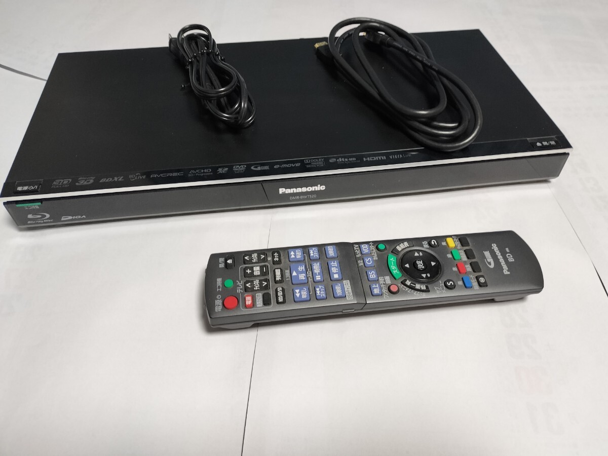 パナソニック ブルーレイレコーダーDMR-BWT520→2T化の画像1