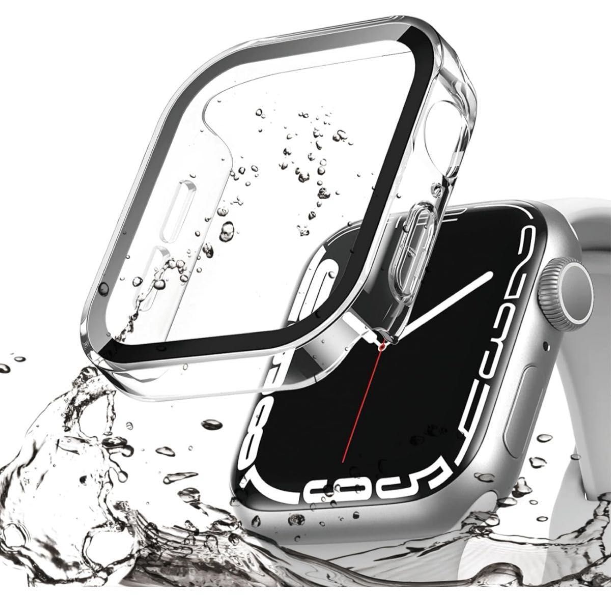【2024新型】FALSAD Apple Watch カバー 45mm対応 アップルウォッチ Series 9/8/7 保護ケース