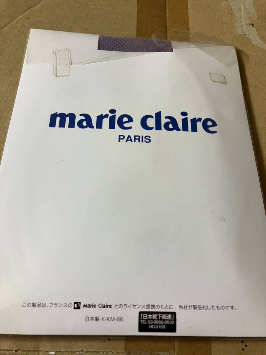 marie claire paris パープル 編み 網 ネット ラッセル パンティストッキング パンスト タイツ panty stocking_画像5